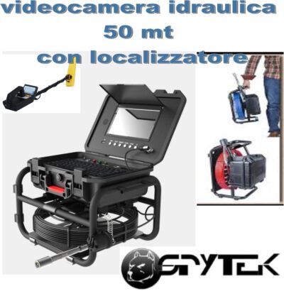videocamera idraulica per ispezioni e localizzazione percorso